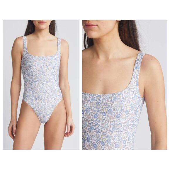 Nu Swim x Liberty London Other - Nu Swim x Liberty London Pistachio Floral Print One-Piece Swimsuit Size Large